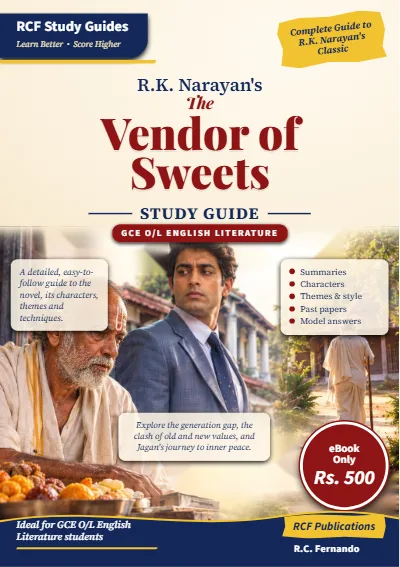 Front cover of The Vendor of Sweets: A Complete Study Guide by R.C. Fernando